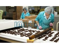 Рабочая на шоколадную фабрику